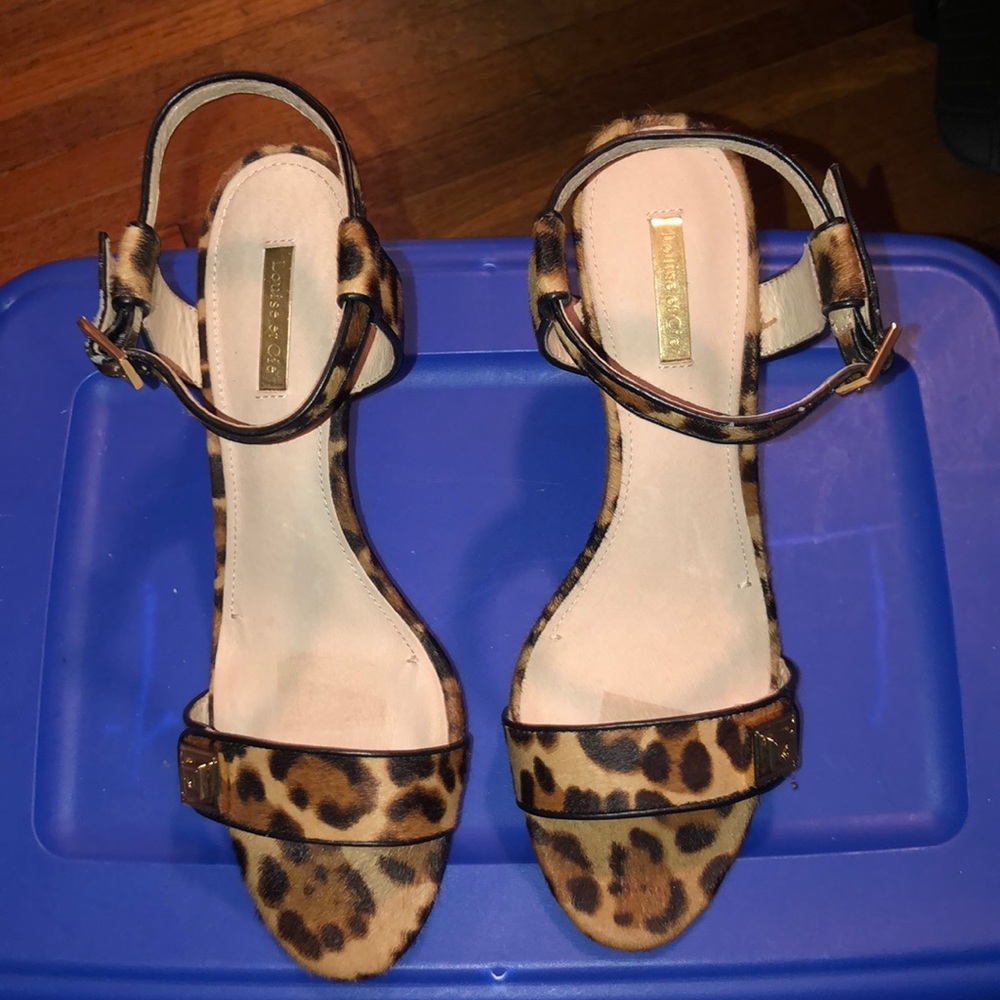 Gently worn low heels